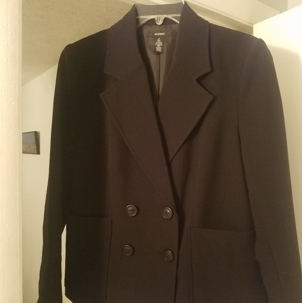 Alfani womens Black Blazer size 8